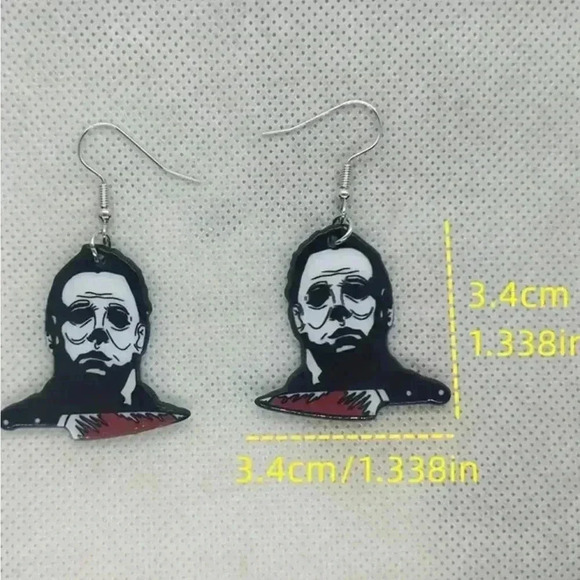 Horror earrings - Picture 3 of 4